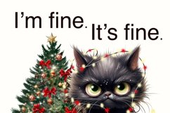 I&#039;m Fine It&#039;s Fine Everything Is Fine Png Sublimation Product Image 9