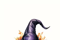 Happy Halloween, Spooky Season Witch Hat PNG Sublimation Product Image 12