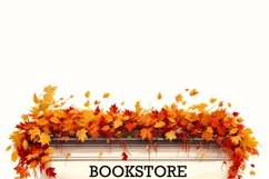 Fall Bookstore Png Download Autumn Sublimation Product Image 9
