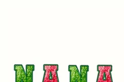 Nana Claus Faux Sequin for Sweatshirt, Sublimation Design Product Image 7