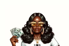 Melanin Millionaire T-Shirt Print on Demand, Feminist Shirt Product Image 3