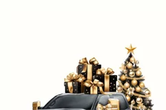 Merry Christmas Truck Sublimation Download Product Image 7