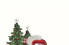 Red Truck Christmas Png Designs for Shirts Product Image 5