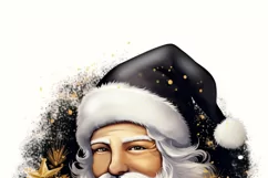 Christmas PNG Designs - Santa Claus Face Sublimation Designs Product Image 11