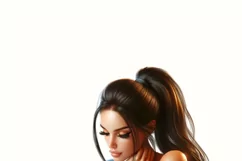 Digital Girl Boss Icons | Print on Demand Freedom PNG Product Image 4