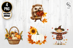 Fall Harvest Sublimation Design Product Image 1