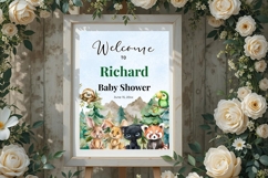 Baby Shower Welcome Sign Template 178 Product Image 4
