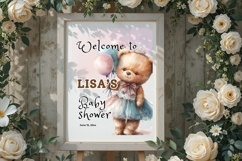 Baby Shower Welcome Sign Template 184 Product Image 5