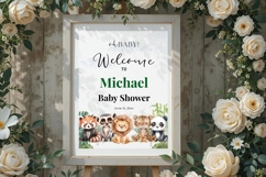 Baby Shower Welcome Sign Template 177 Product Image 5