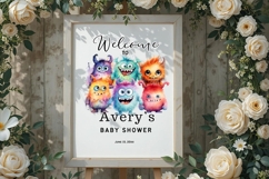 Baby Shower Welcome Sign Template 152 Product Image 5