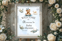 Baby Shower Welcome Sign Template 170 Product Image 5