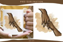 Adult And Child Holding Hands | African American Hands Product Image 1
