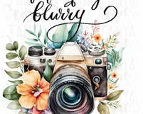 Floral Photo Camera, Vintage Design Png, Camera Illustration Product Image 6