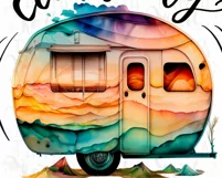 Camping Is My Happy Place Png | Camp Sublimation Product Image 6