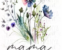 Wildflower Mama Png Sublimation Design Floral Mama Png Product Image 7