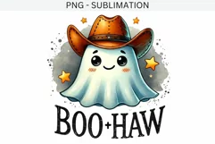 Boo Haw Png Instant Download, Funny Halloween Printables Product Image 2