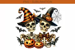 Bride and Groom Skeleton PNG Digital Downloads Product Image 2