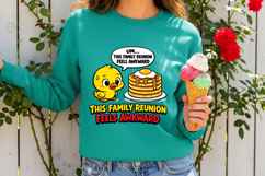 Funny Easter Chick Family Reunion Feels Awkward PNG Design Product Image 2