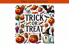 Trick or Treat, Funny Halloween PNG Digital Downloads Product Image 2