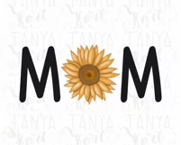 Mom Sunflower | Digital Download | Mom Life File Hand Drawn Product Image 8