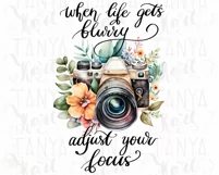 Floral Photo Camera, Vintage Design Png, Camera Illustration Product Image 7