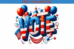 Vote 2024, DTF Transfer, Election Shirt Design 2024 Election Product Image 2