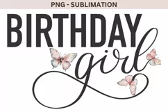 Birthday Girl Png Instant Download Product Image 7