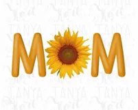 Mom Sunflower | Mothers Day Png | Digital Illustration Product Image 5