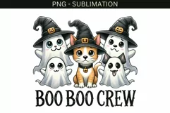 Boo Boo Crew, Retro Halloween PNG for Sublimation Product Image 2