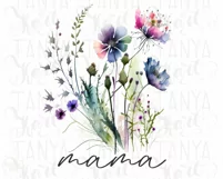 Wildflower Mama Png Sublimation Design Floral Mama Png Product Image 8