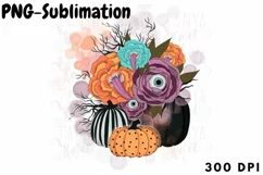 Whimsical Png Design | Halloween Pumpkins Sublimation Product Image 1