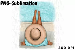 Afro Woman | Summer Png | Sublimation Design Product Image 1