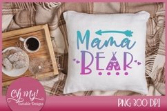 Mama Bear Sublimation Design Product Image 3