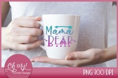 Mama Bear Sublimation Design Product Image 2