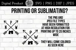 how to use oregon pnw arrows design for printing or sublimating 