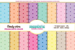 polka dots digital paper, pattern Product Image 1