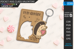Valentine’s Day Greeting Cards Laser Cut Bundle|Keyrings SVG Product Image 6