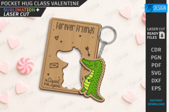 Valentine’s Day Greeting Cards Laser Cut Bundle|Keyrings SVG Product Image 8
