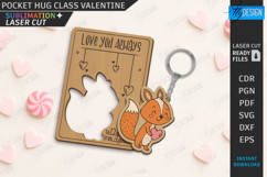 Valentine’s Day Greeting Cards Laser Cut Bundle|Keyrings SVG Product Image 9