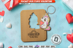 Valentine’s Day Greeting Cards Laser Cut Bundle | Key Rings Product Image 3