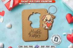 Valentine’s Day Greeting Card Laser Cut | Valentines Keyring Product Image 1