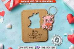 Valentine’s Day Greeting Cards Laser Cut Bundle | Key Rings Product Image 8