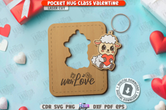 Valentine’s Day Greeting Cards Laser Cut Bundle | Key Rings Product Image 9