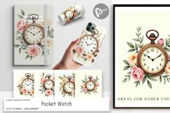 Digital Paper Pocket Watch Product Image 1