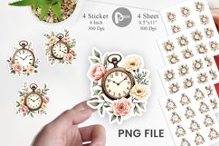 Pocket Watch Sticker Product Image 1