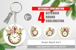 Keychain Pocket Watch Product Image 1