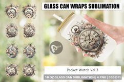 Glass Can Pocket Watch Product Image 1