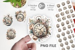 Pocket Watch Sticker Product Image 1