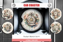 Car Coaster Pocket Watch Product Image 1