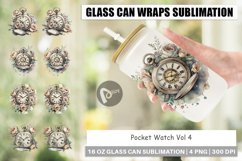 Glass Can Pocket Watch Product Image 1